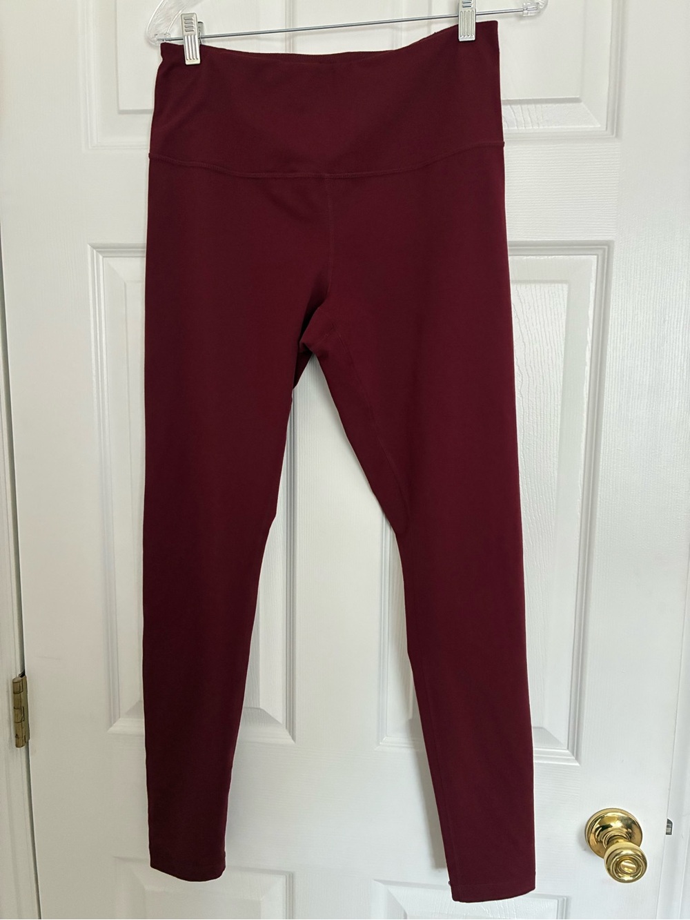 Zella Burgundy High-Waist Leggings